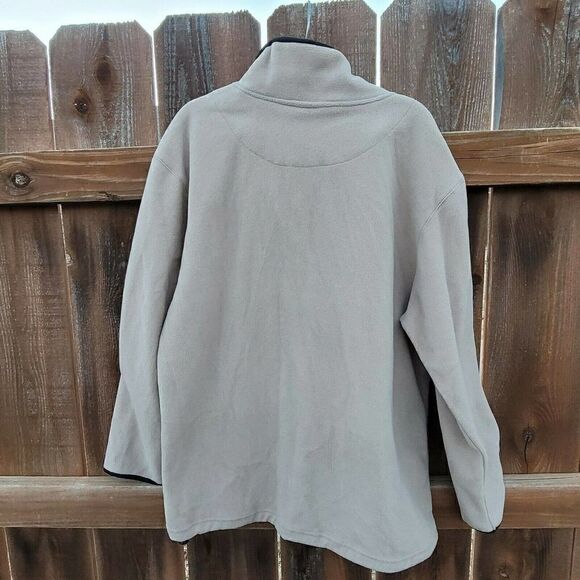 DUCKS UNLIMITED Full Zip Tan Fleece Jacket XL - Picture 6 of 7